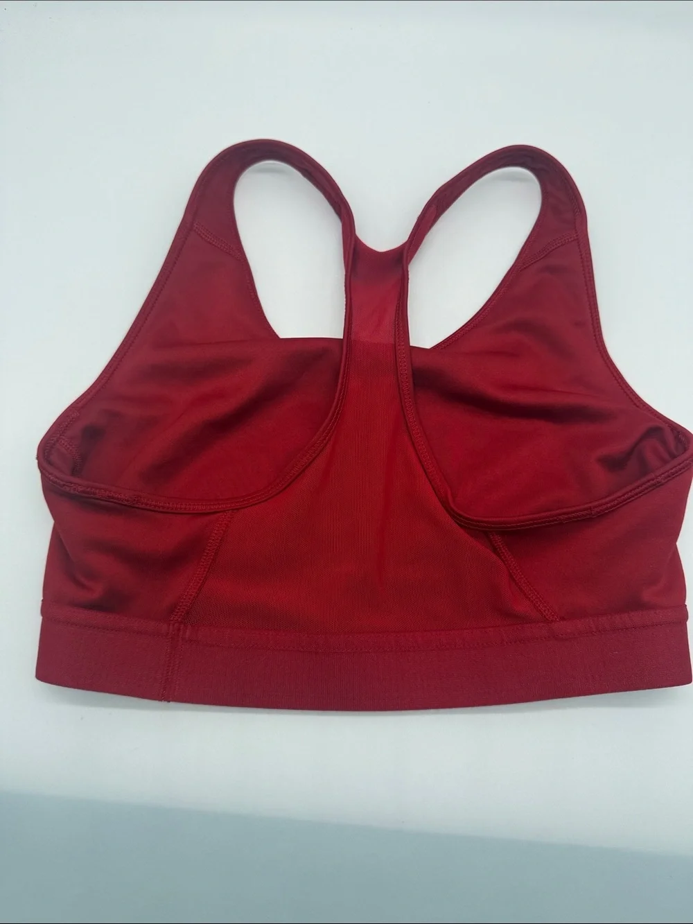 Adidas Red Techfit Medium Support Wireless Sports Bra Size Medium